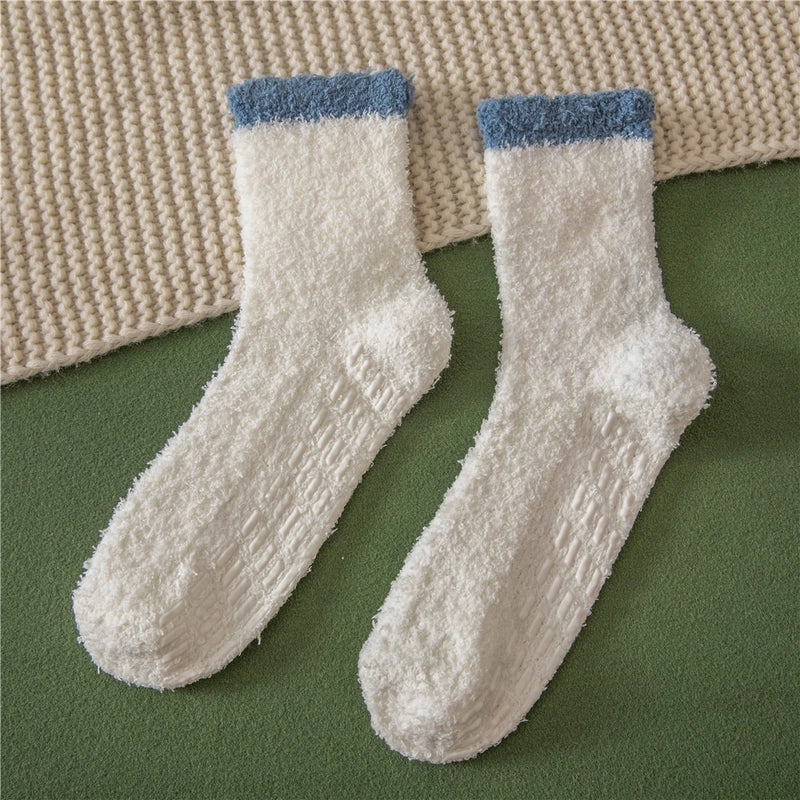 Women’s Slippers Garter Belt Grip Anti-slip Socks Dispensing Coral Velvet Socks Tube Floor Crew