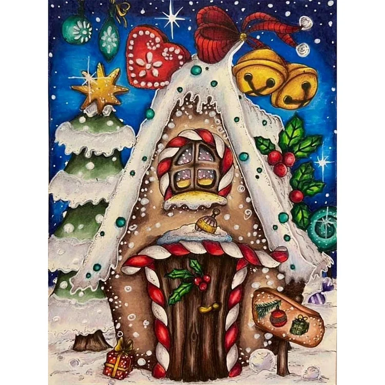 Christmas Gnome - Full Round - Diamond Painting(30*40cm)