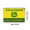 John deere - Panneaux en &eacute;tain m&eacute;tallique(20*30cm/30*40cm) - Garage