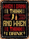 Funny Warning - Vintage Metal Signs(12*16Inch) - Warning