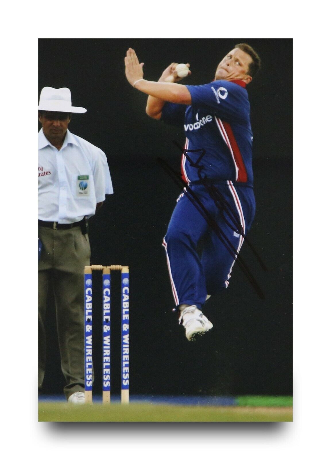 Darren Gough Signed 6x4 Photo Poster painting England Cricket Genuine Autograph Memorabilia +COA