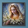 Diamond Painting-DIY Full Round Drill Our Lady