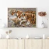 Two Tigers-14CT Stamped Cross Stitch 56*41cm/22.05*16.14in tapestrymarket
