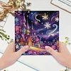 6Pcs Diamond Painting Castle Greeting Cards Congratulations Cards & Gifts