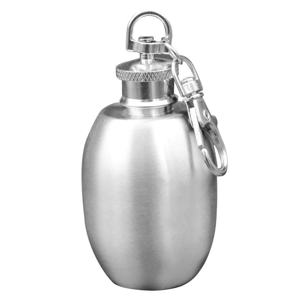 

Stainless Steel Flask Portable Wine Pot Bottle with Key Chains for Drinkers, 501 Original