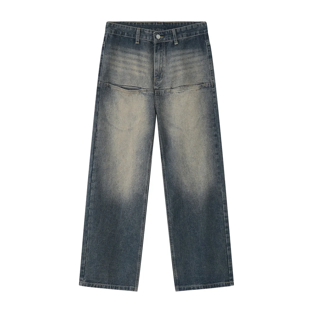 Aonga Vintage Wash Loose Fit Jeans