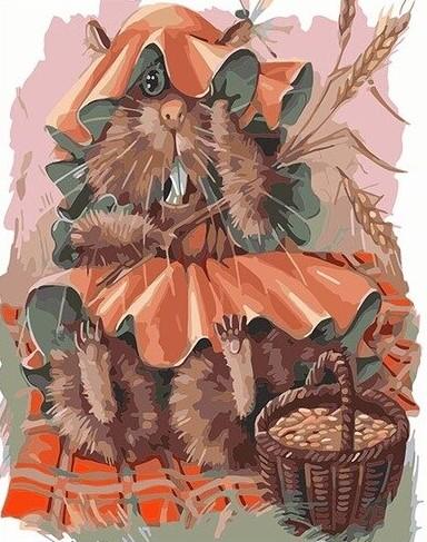 

Female Hamster – Paint By Numbers - 40*50CM, 501 Original