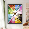 Pokémon-11CT Stamped Cross Stitch 50*65cm/19.69*25.59in(Big Size)