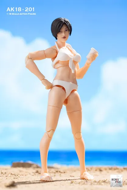 BorisPing Toys - AK18 Series 1/18 action figure Wave 2 &ndash; Bikini Girl &nbsp;-