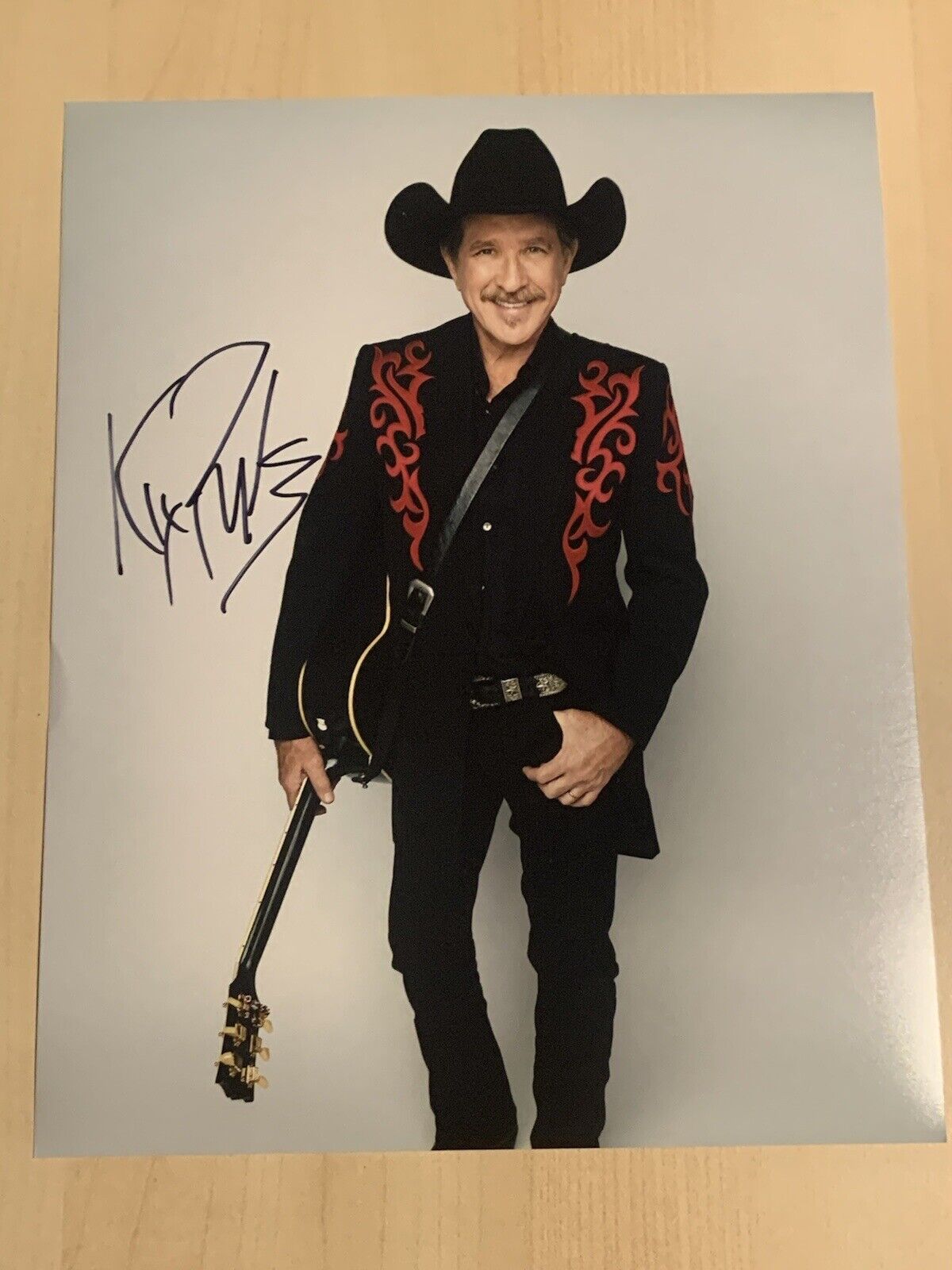 KIX BROOKS HAND SIGNED 8x10 Photo Poster painting COUNTRY MUSIC STAR LEGEND RARE AUTOGRAPHED COA