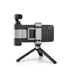 Pocket Phone Holder With 1/4" Thread, Compatible With DJI Pocket 2 / Osmo Pocket, Suitable For 4.5-7" Width Phones, Portable Foldable Smartphone Holder