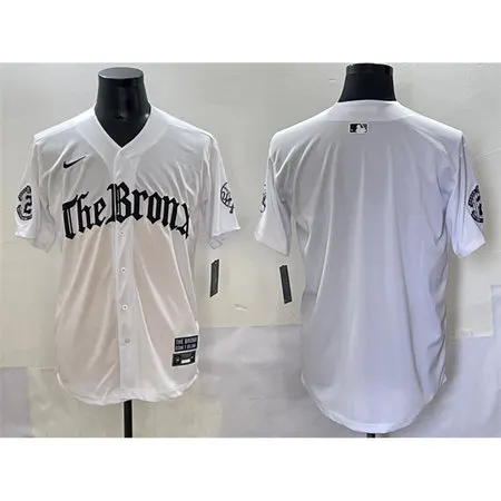Men's New York Yankees White "Gothic Legacy Edition" Vapor Premier Limited Stitched Baseball Jersey 3H3E