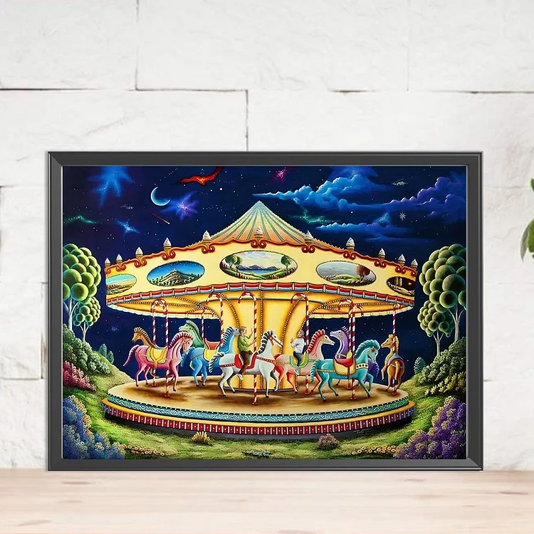 Horror Party 60*80cm full round drill diamond painting