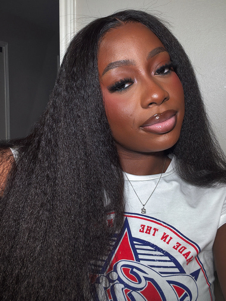 Boruihair Kinky Straight HD Lace Wig | 13x4, 13x6 Frontal & 5x5 Closure | 100% Human Hair
