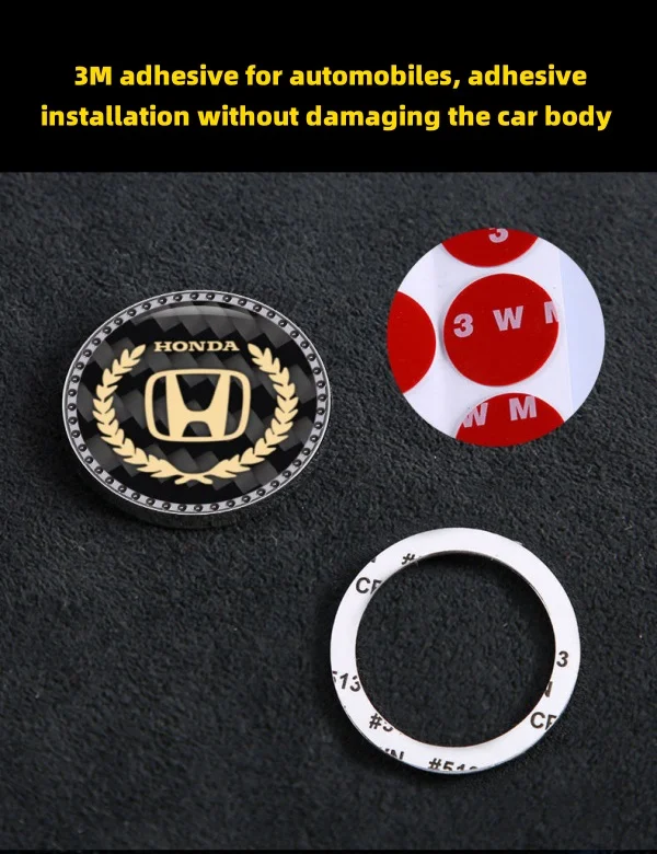 One-button Start Decorative Sticker Button Car Sticker
