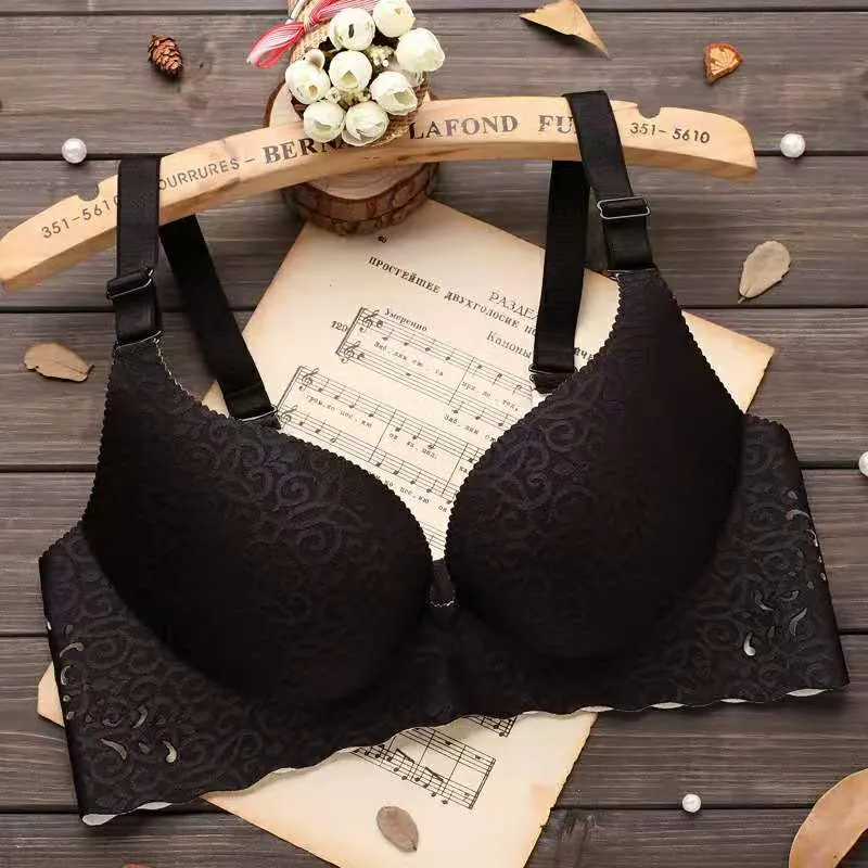 Bras-Women Lager Size Super Push Up Bra Support Breasth Comfortable Sexy Brassiere Sexy Lingerie Top Plus Size Brathable Bralette-Bras