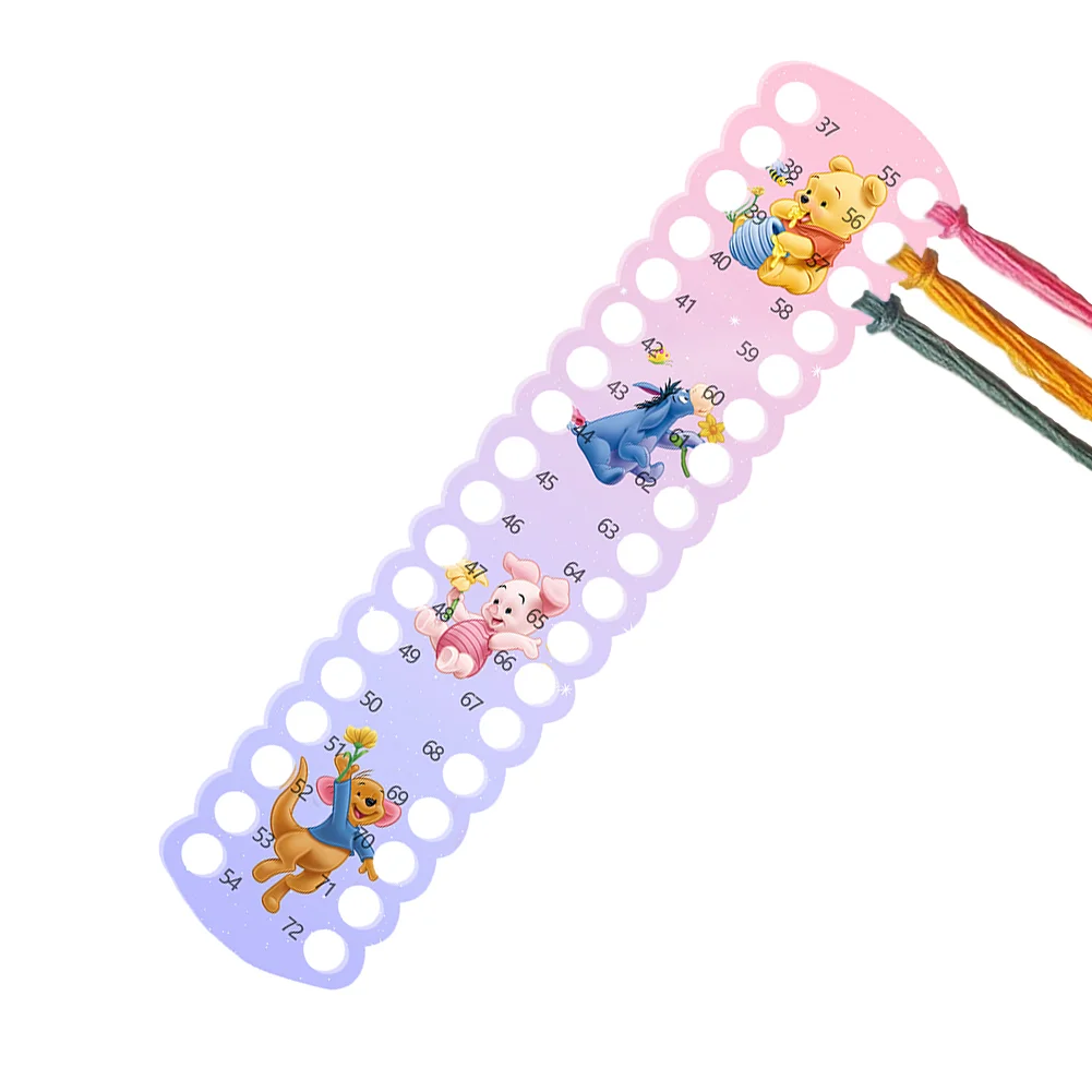 Cartoon Bear Embroidery Floss Organizer Cross Stitch Thread Holder Board