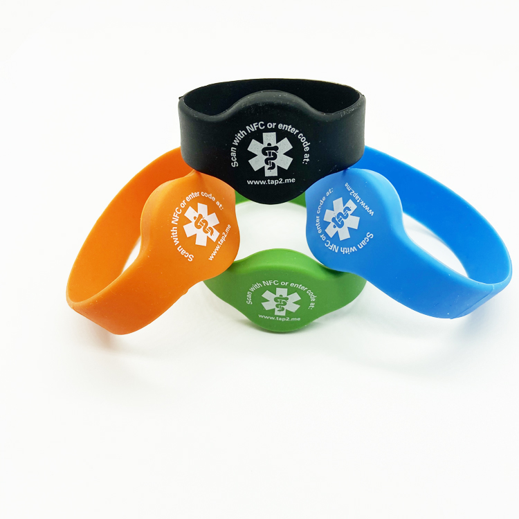 Low frequency 125khz rfid silicone wristband for experiential events