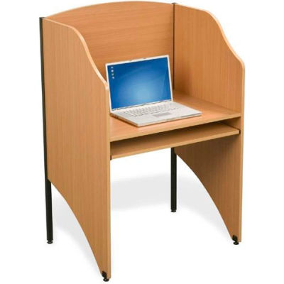 Balt® 89868 Deluxe Floor Carrel - Teak