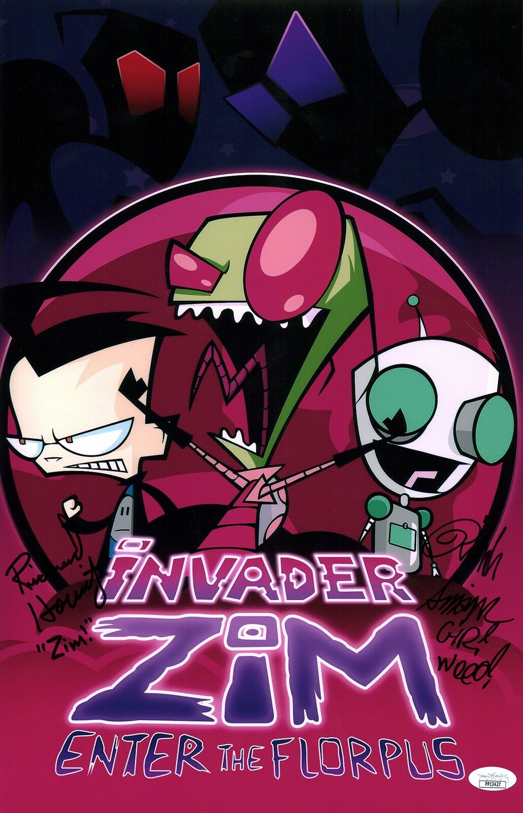 Invader Zim Gir 11x17 Photo Poster painting Poster Signed Autograph Horvitz Simons JSA COA Auto