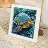 Tortue de mer - peinture diamant de forme spéciale - 15*15cm