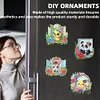 (US Local)6Pcs Acrylic  Animals Diamond Painting Fridge Magnet for Whiteboard