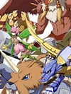 Holy Angemon & Angewomon & WarGreymon & Metal Garurumon Decorative Painting - Digimon - Xingkong Studio
