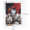 >SALE<5D DIY Full Drill Diamond Painting Clown Embroidery Craft Kit Decor (lg003)