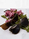 Round-Frame Acetate Sunglasses