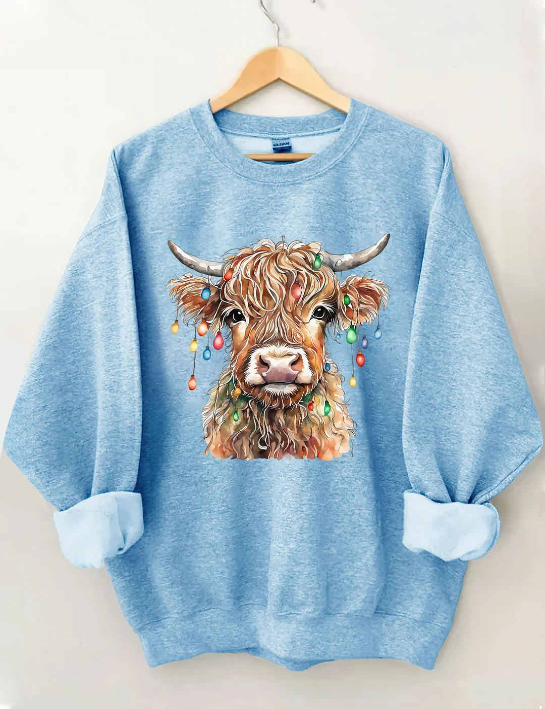 Christmas Cow Sweatshirt
