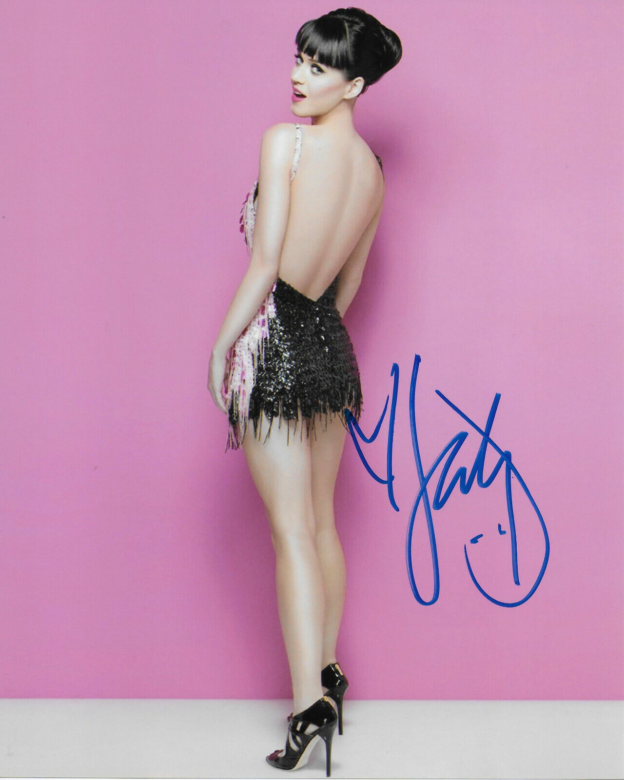 Katy Perry Original Autographed 8X10 Photo Poster painting #2