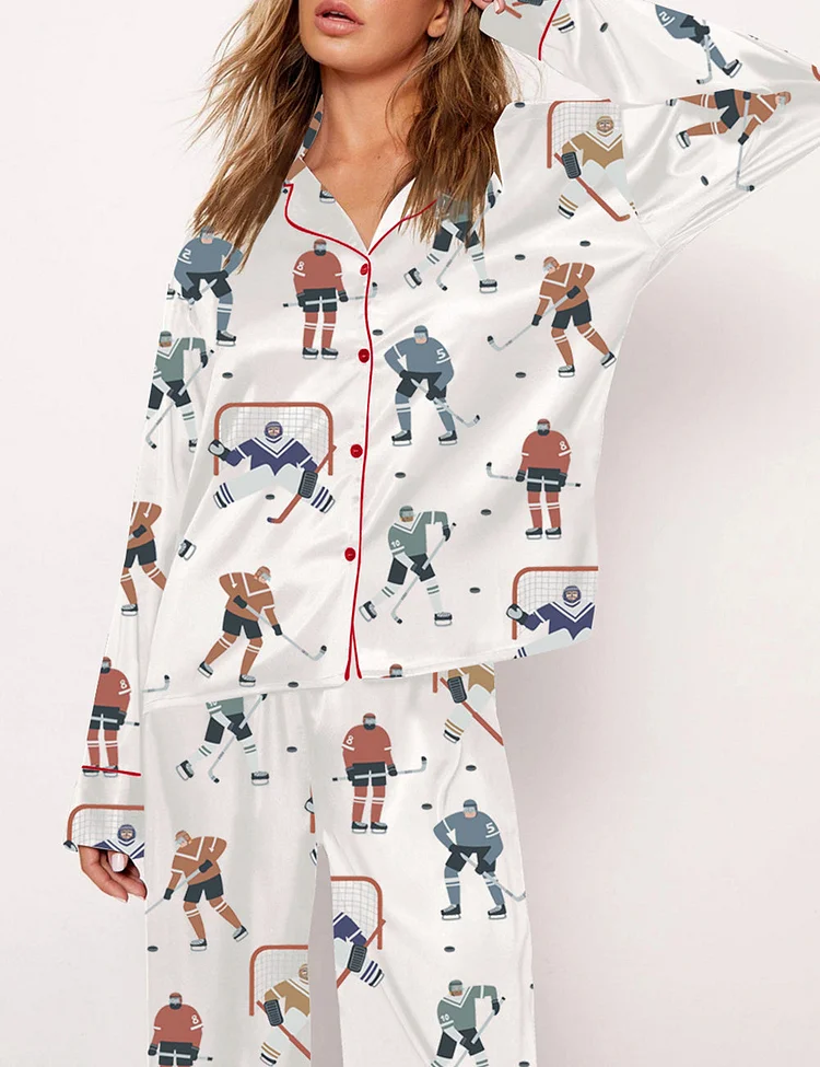 Women's Hockey Player Pajama Set