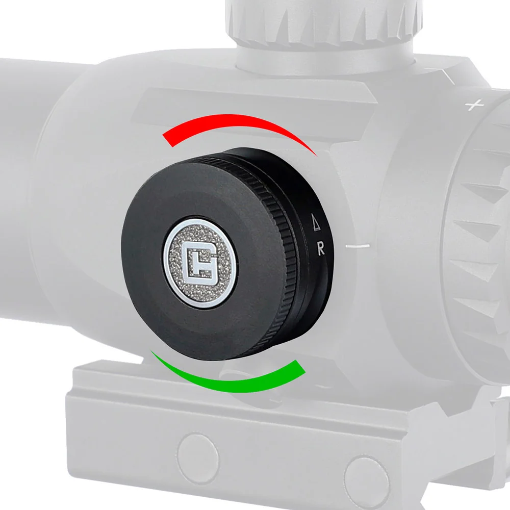 ohhunt ® Tactical Sight Glass Etched Reticle Red Green Illuminated 3x Prism Scope