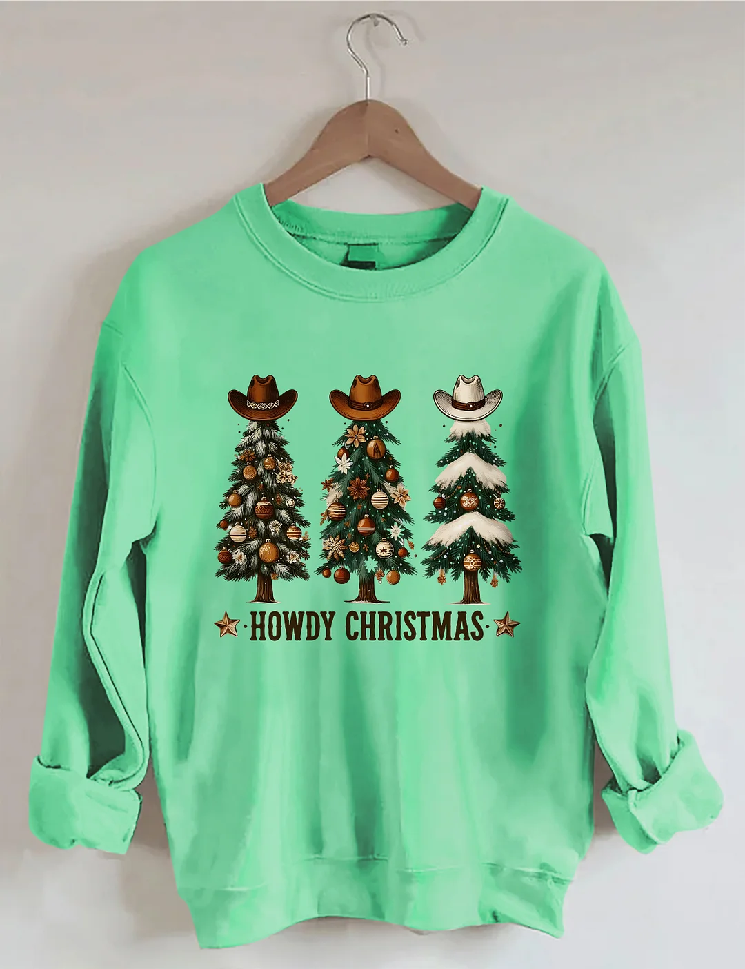 Western Christmas Tree Sweatshirt
