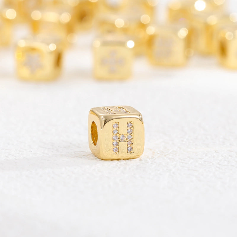 1 Piece Copper Letter Jewelry Accessories Pendant