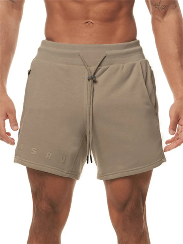 Summer Men's Sports Shorts Terry Shorts Men's Multi-pocket Running Training Basketball Trousers-Cosfine