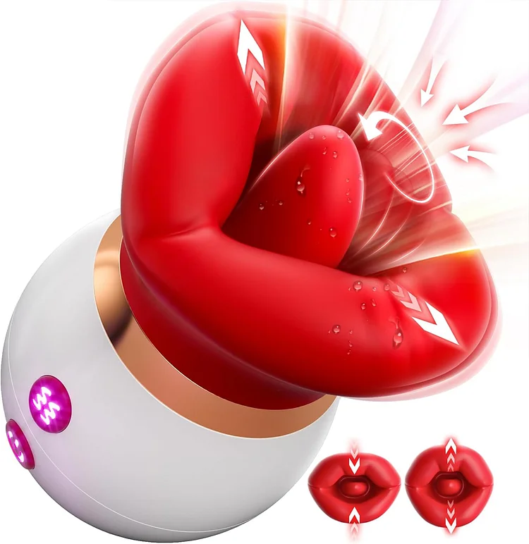 3 in1 Mouth-Shaped Sucking Vibrator