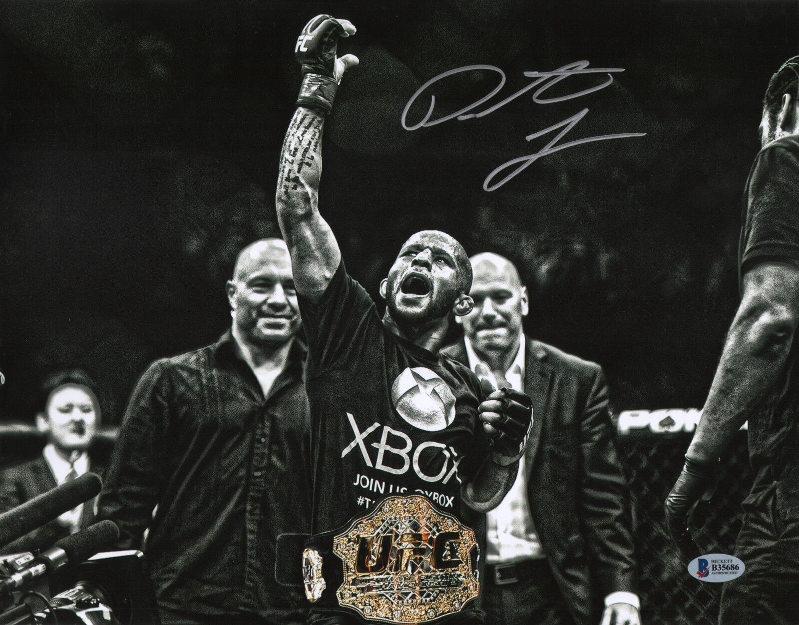 Demetrious Johnson Signed 11x14 Photo Poster painting BAS COA UFC Custom Edit Picture Autograph