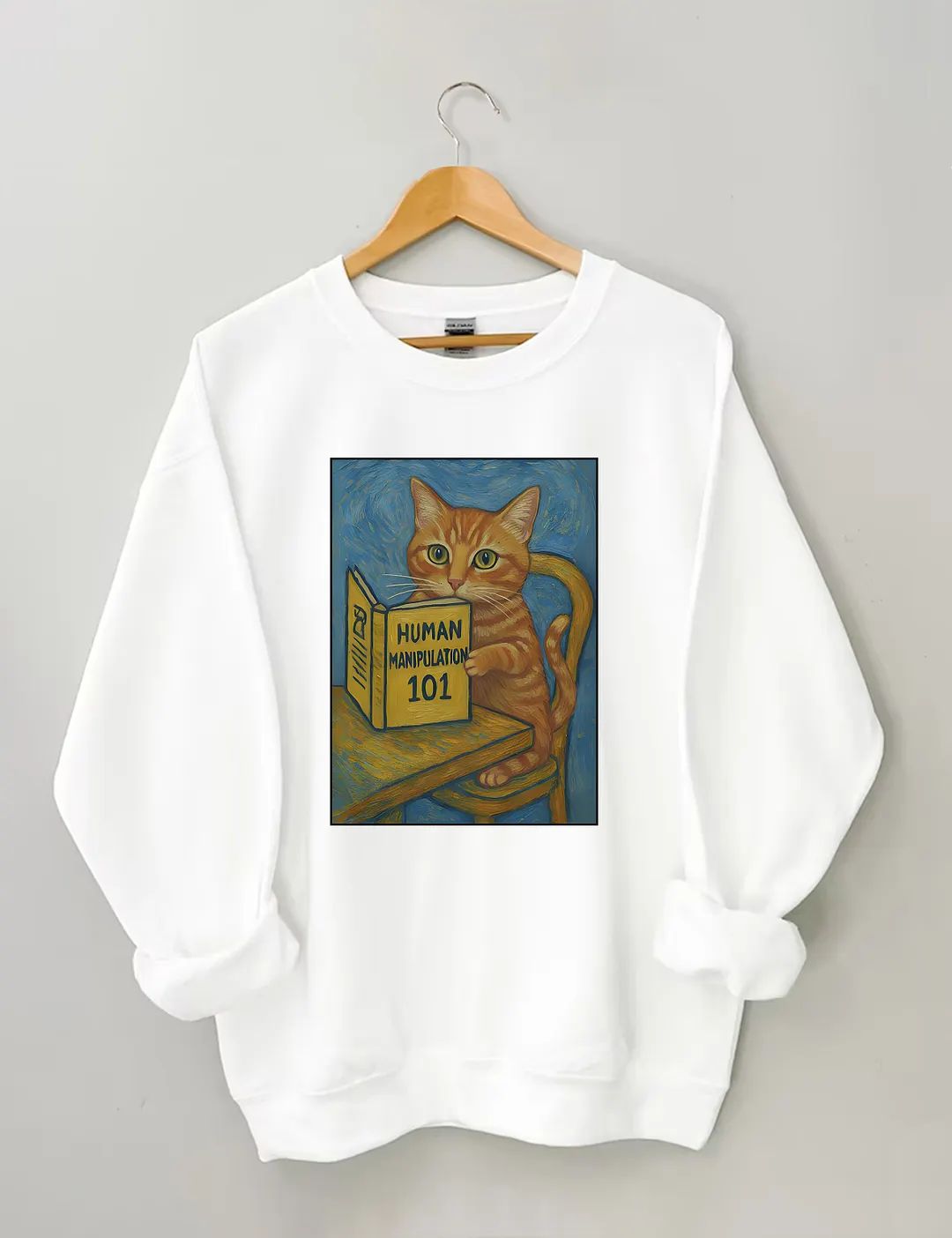 Funny Cat Human Manipulation Sweatshirt