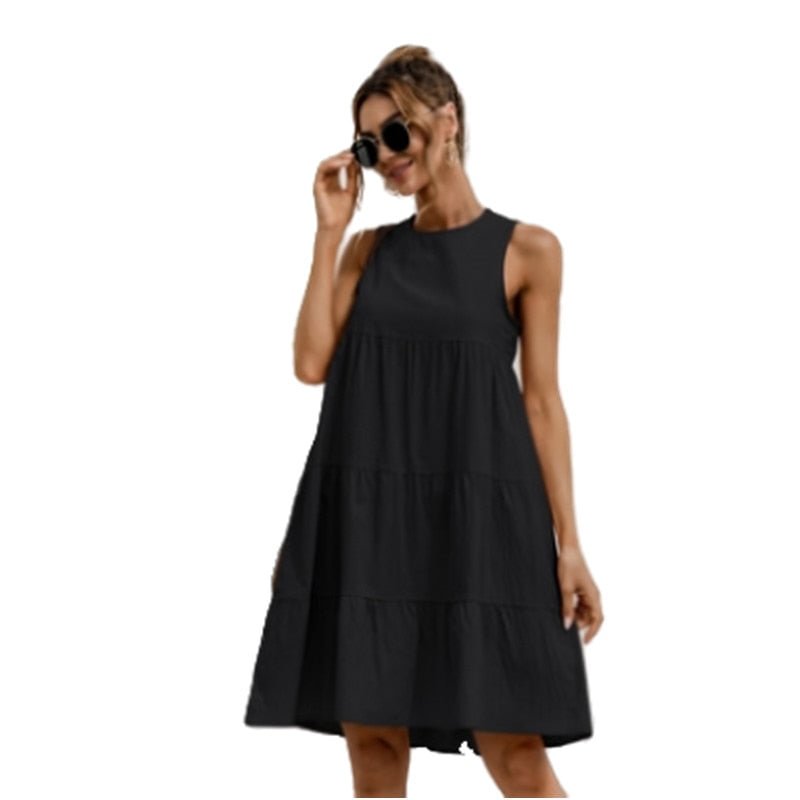 Summer Women Dress 2021 Robe Femme Boho V-neck Spring Sexy Bohemian Dress Pocket Button Beach Dress Vestidos De Mujer Casual