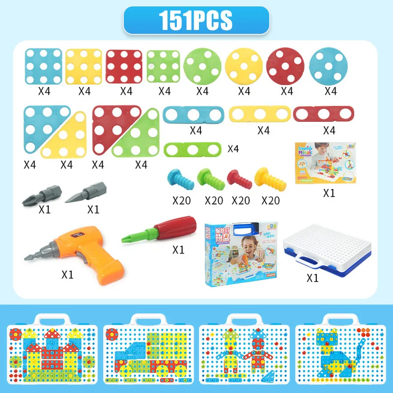 Creative mosaic drill set