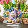 Diamond Painting Acrylic Easter Egg Tabletop Ornaments Decorations for Adult Beginner Home Decor DIY Crafts Gift