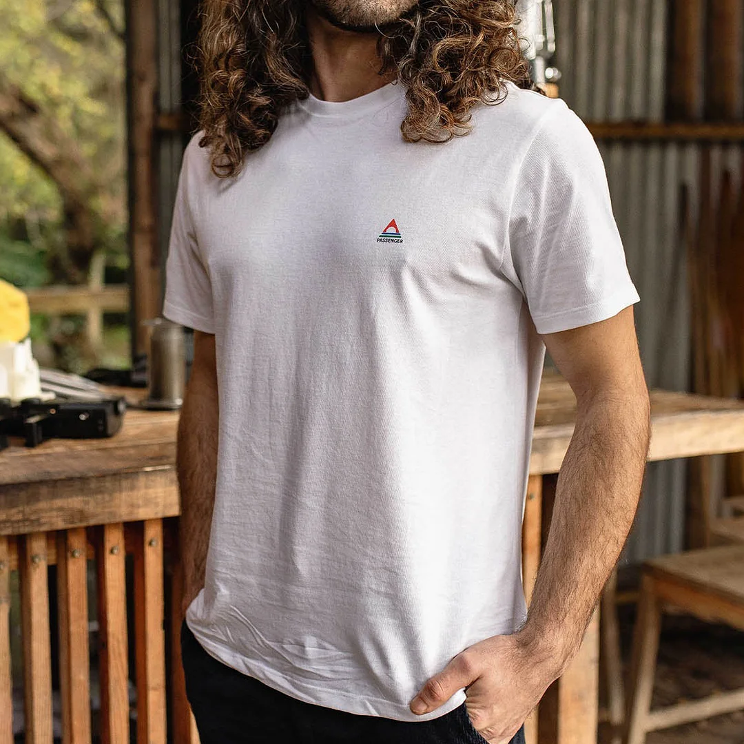 Men's Casual Logo Print Short Sleeve T-Shirt、、URBENIE