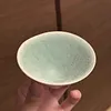 Japanese ceramic cup, haku lotus leaf drinking cup, tea, coffee, milk mug