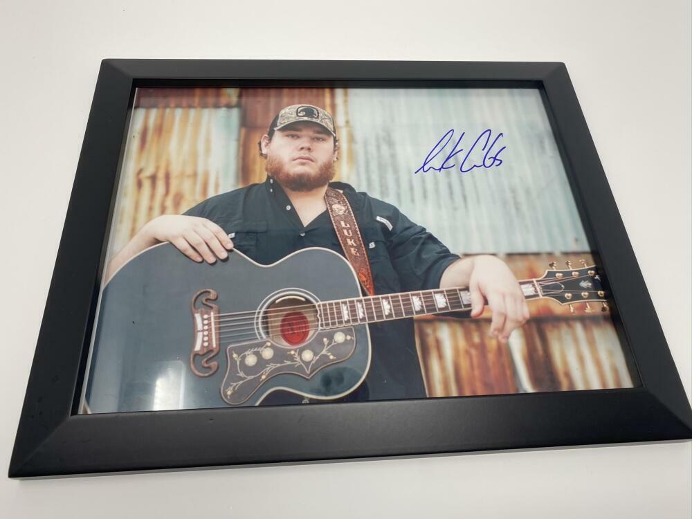 LUKE COMBS SIGNED AUTOGRAPH 11X14 Photo Poster painting FRAMED TO HANG - THIS ONE'S FOR YOU A