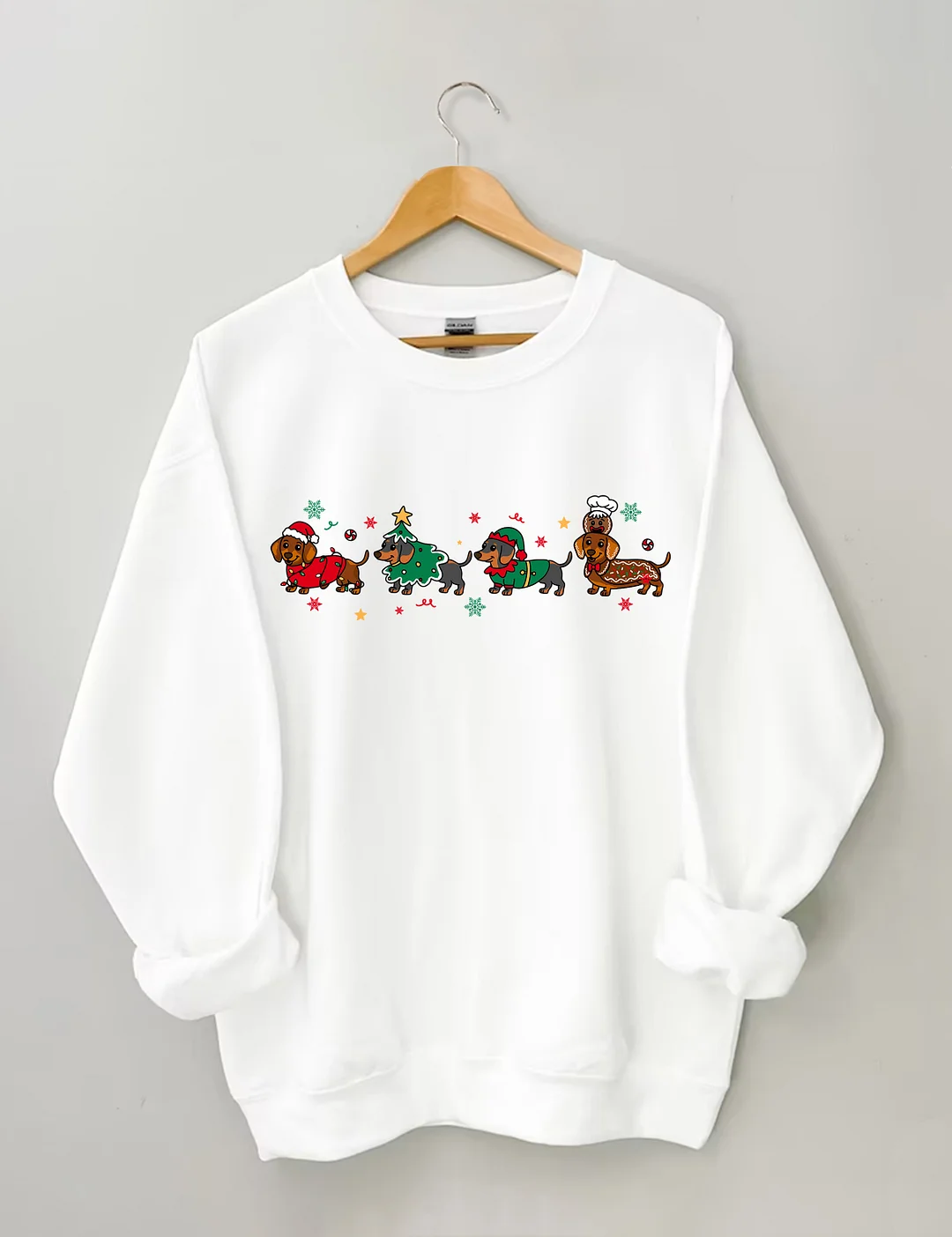 Funny Christmas Dachshund Dog Sweatshirt