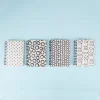 12PCS Black and White Geomtric Abstract A6 / A7 Paper Notebooks Diary Meeting Creative Stationery Boutique Gift
