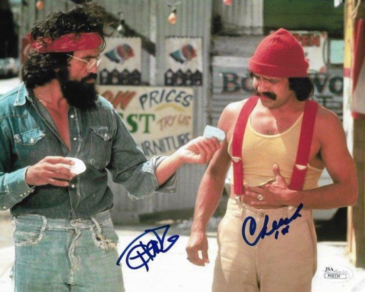 REPRINT - CHEECH AND CHONG Signed 8 x 10 Photo Poster painting Poster Up in Smoke Weed