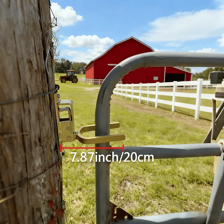 🔥 Hot Sale 50% OFF - The Best Gate Latch 🚪 | Official Licensed ✅ | Prevents Cattle, Sheep & Horses From Escaping 🐄🐑🐴 