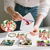 6pcs Diamond Painting My Dearest Mother Greeting Card with Envelope for Family Friends Holiday Gift Congratulations